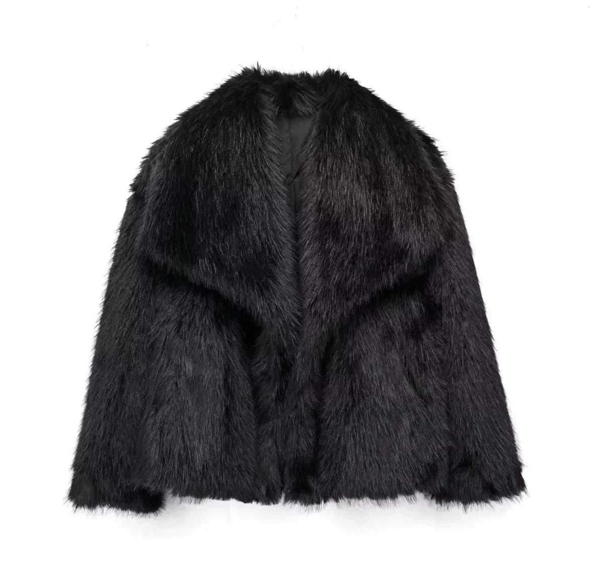 Noa | Cozy Light Beige Faux Fur Jacket