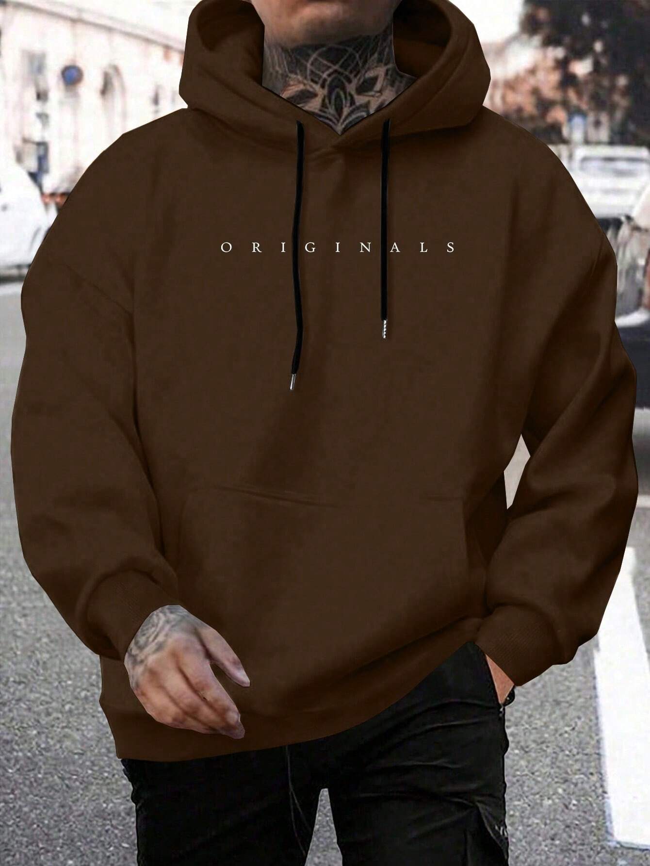 Originals | Men's Hoodie Featuring Letter Print