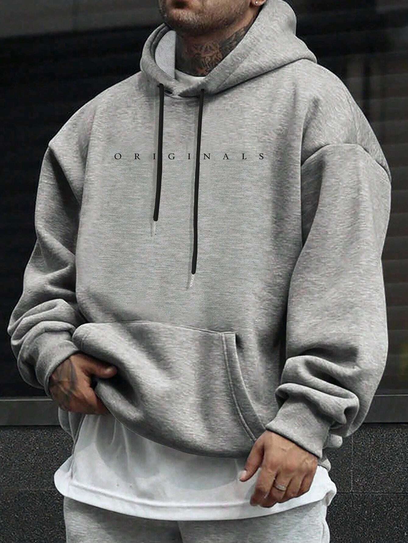 Originals | Men's Hoodie Featuring Letter Print