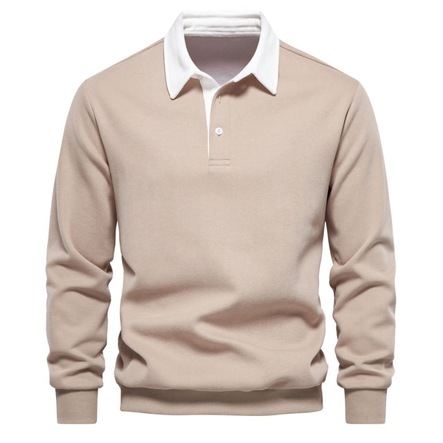 Long Sleeve Polo Sweater