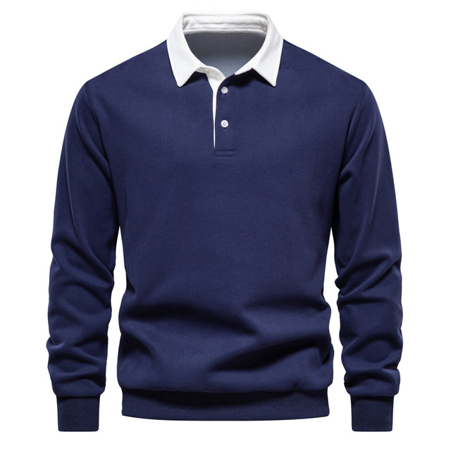 Long Sleeve Polo Sweater