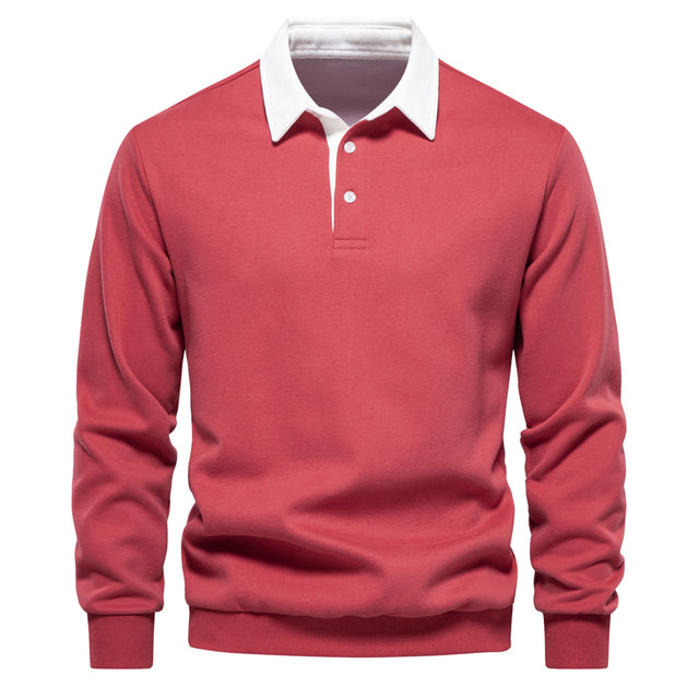 Long Sleeve Polo Sweater
