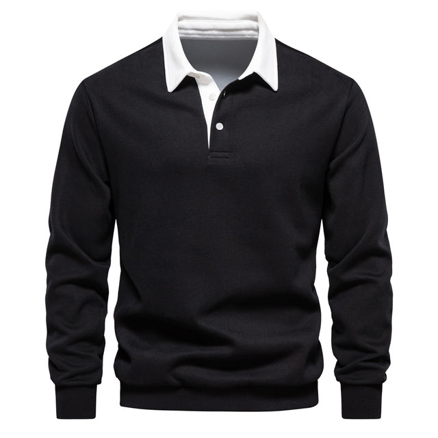 Long Sleeve Polo Sweater