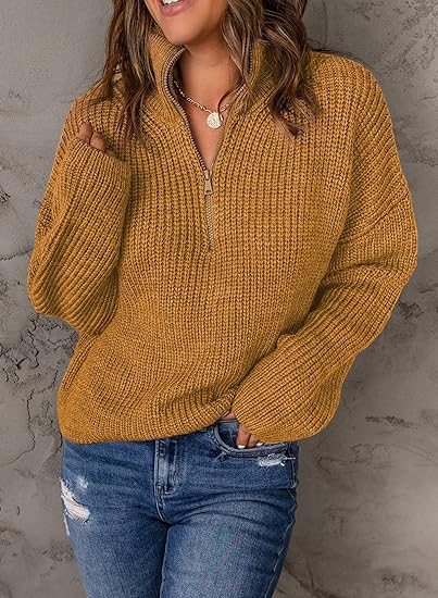 V-Neck Polo Sweater