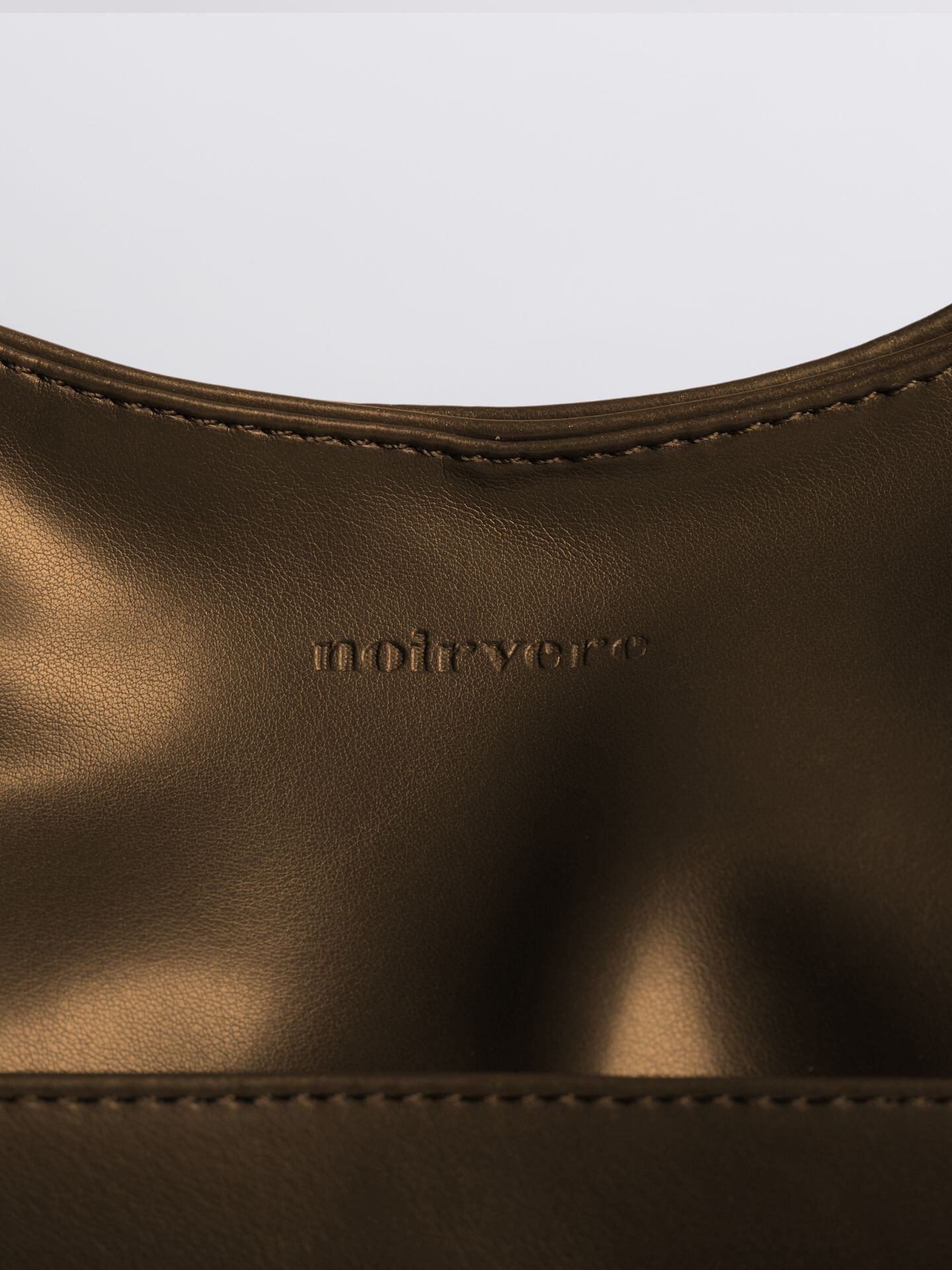 Simple Vegan Hobo Shoulder Bag - Empty Design