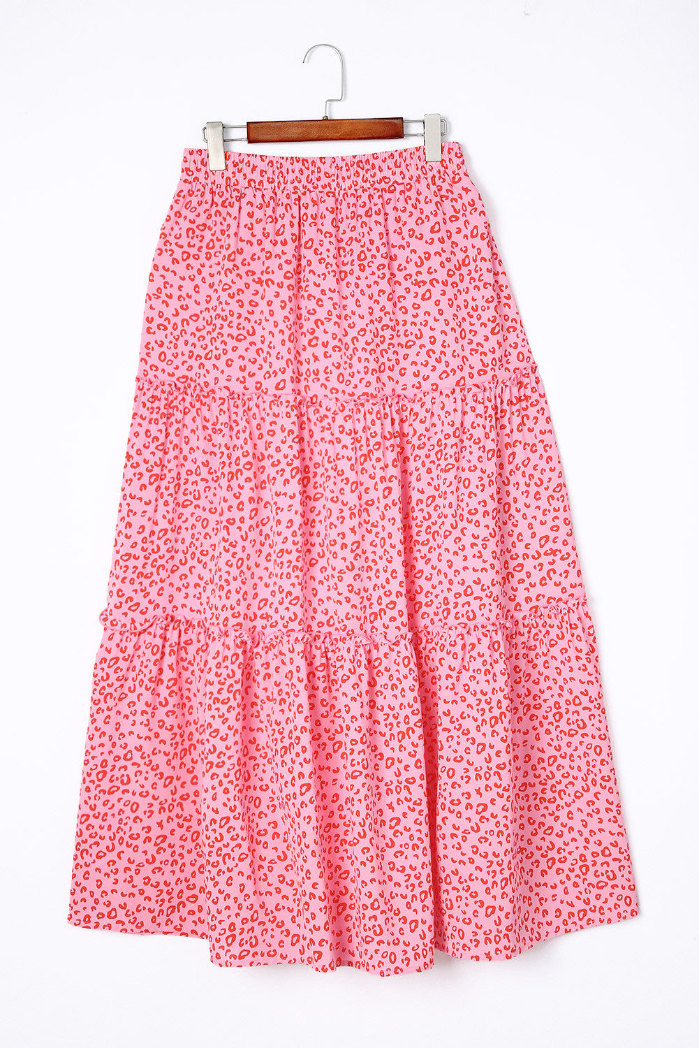 Leopard Print Maxi Skirt
