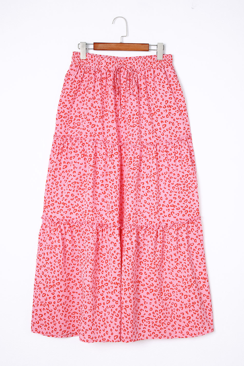 Leopard Print Maxi Skirt