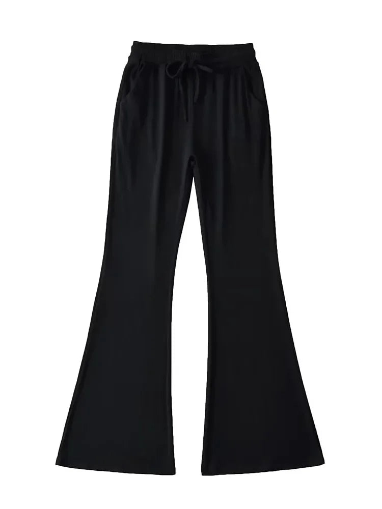 Rosa | High-Waisted Flared Trousers