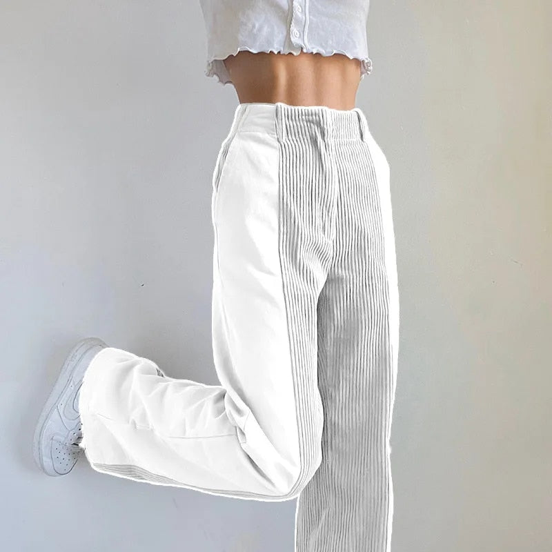Sandra | Women's Vintage Patchwork Corduroy Pants