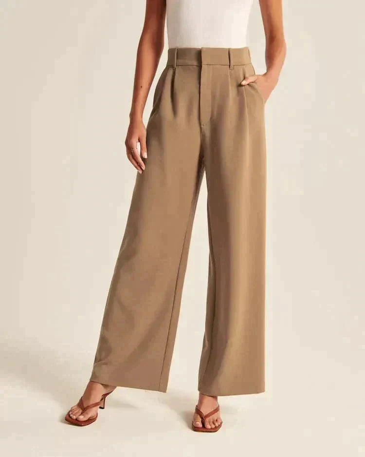 Saskia | High-Waisted Wide-Leg Pants