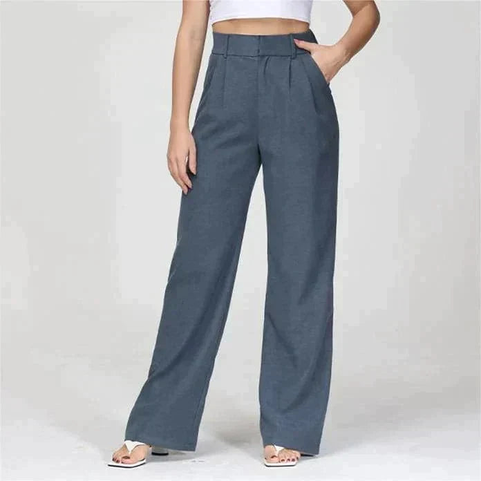 Saskia | High-Waisted Wide-Leg Pants