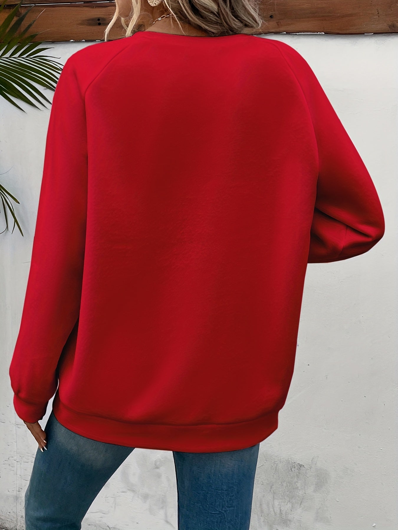 Sophie | Heart Print Casual Sweatshirt