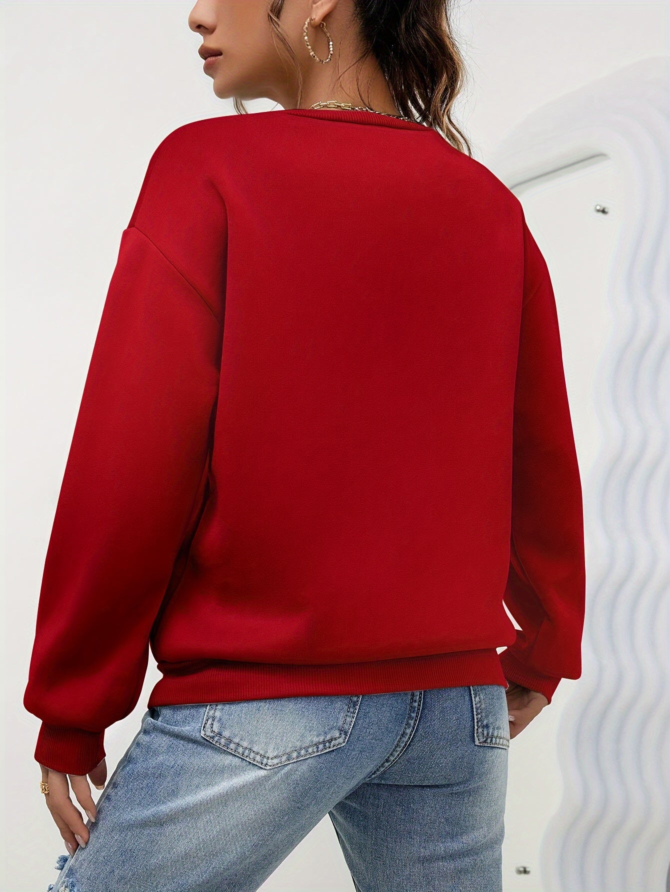 Sophie | Long Sleeve Casual Sweatshirt with Heart Print