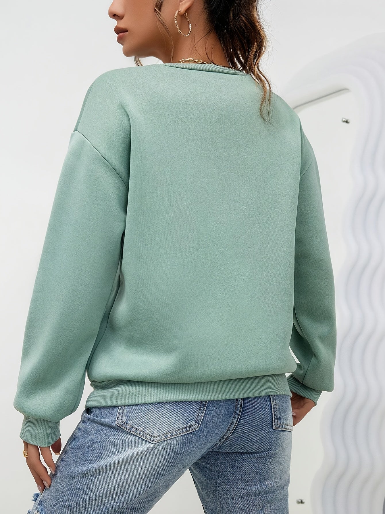 Sophie | Long Sleeve Casual Sweatshirt with Heart Print