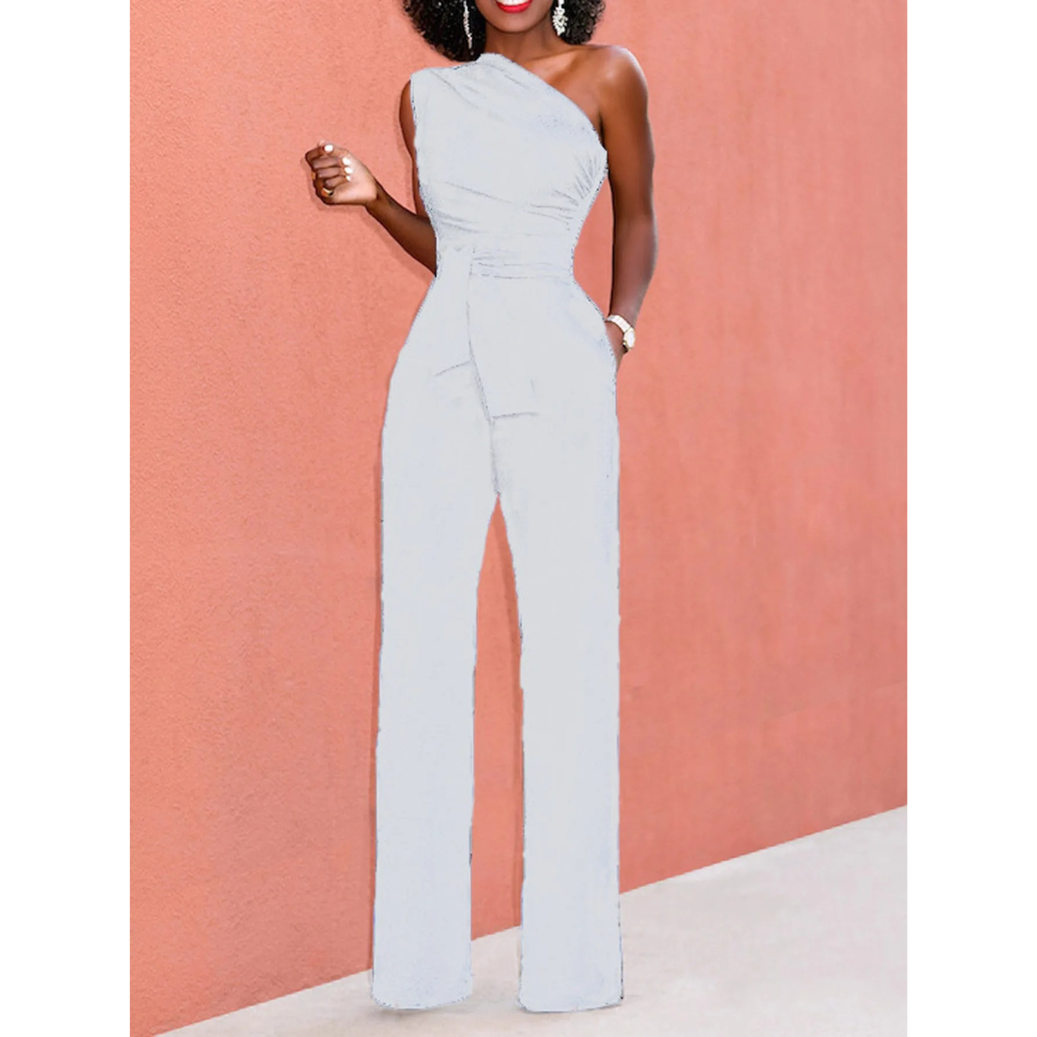 Sophie | Wide-Leg Short Sleeve Jumpsuit