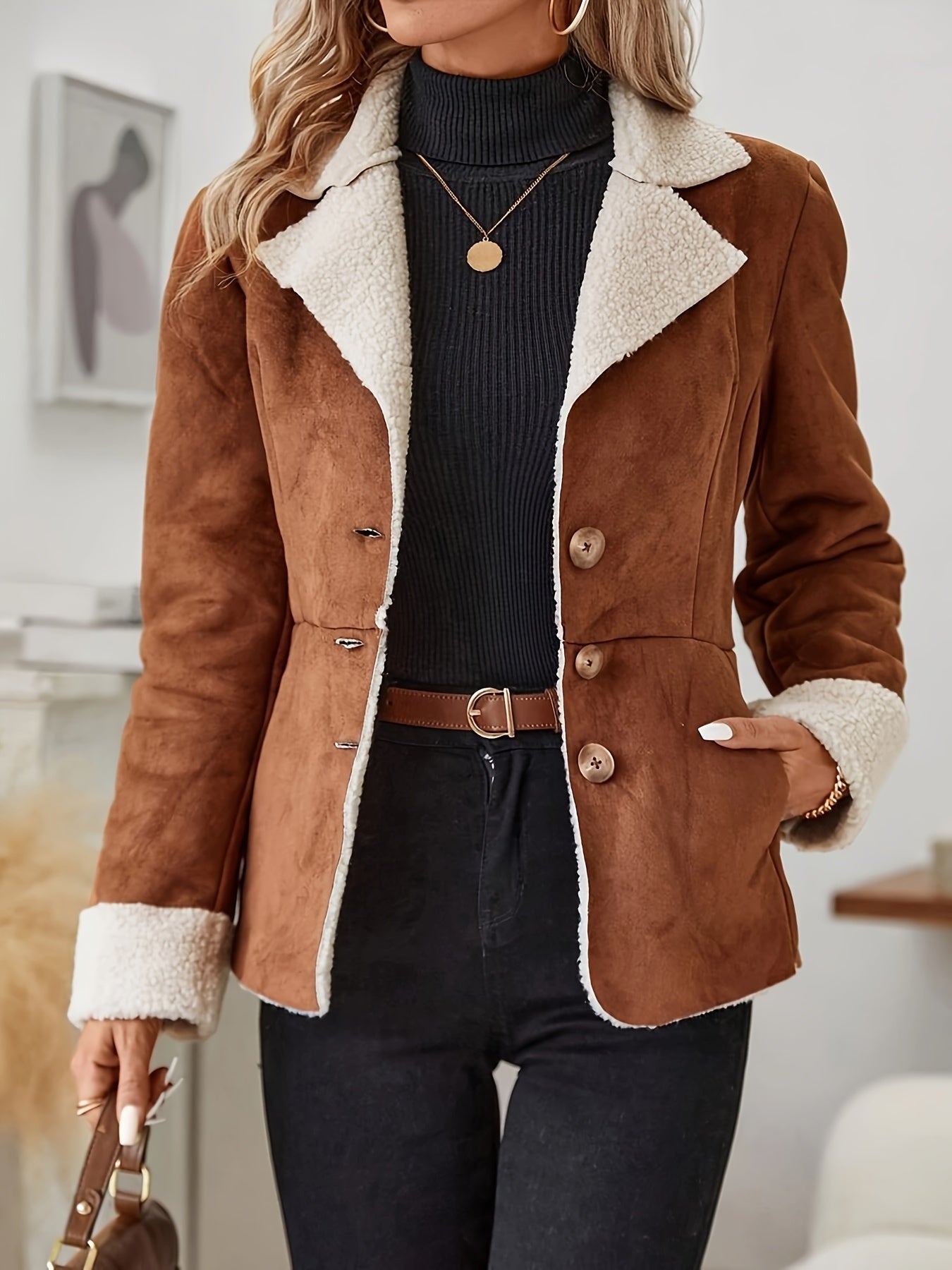Sophie | Faux Fur-Collared Thermal Jacket