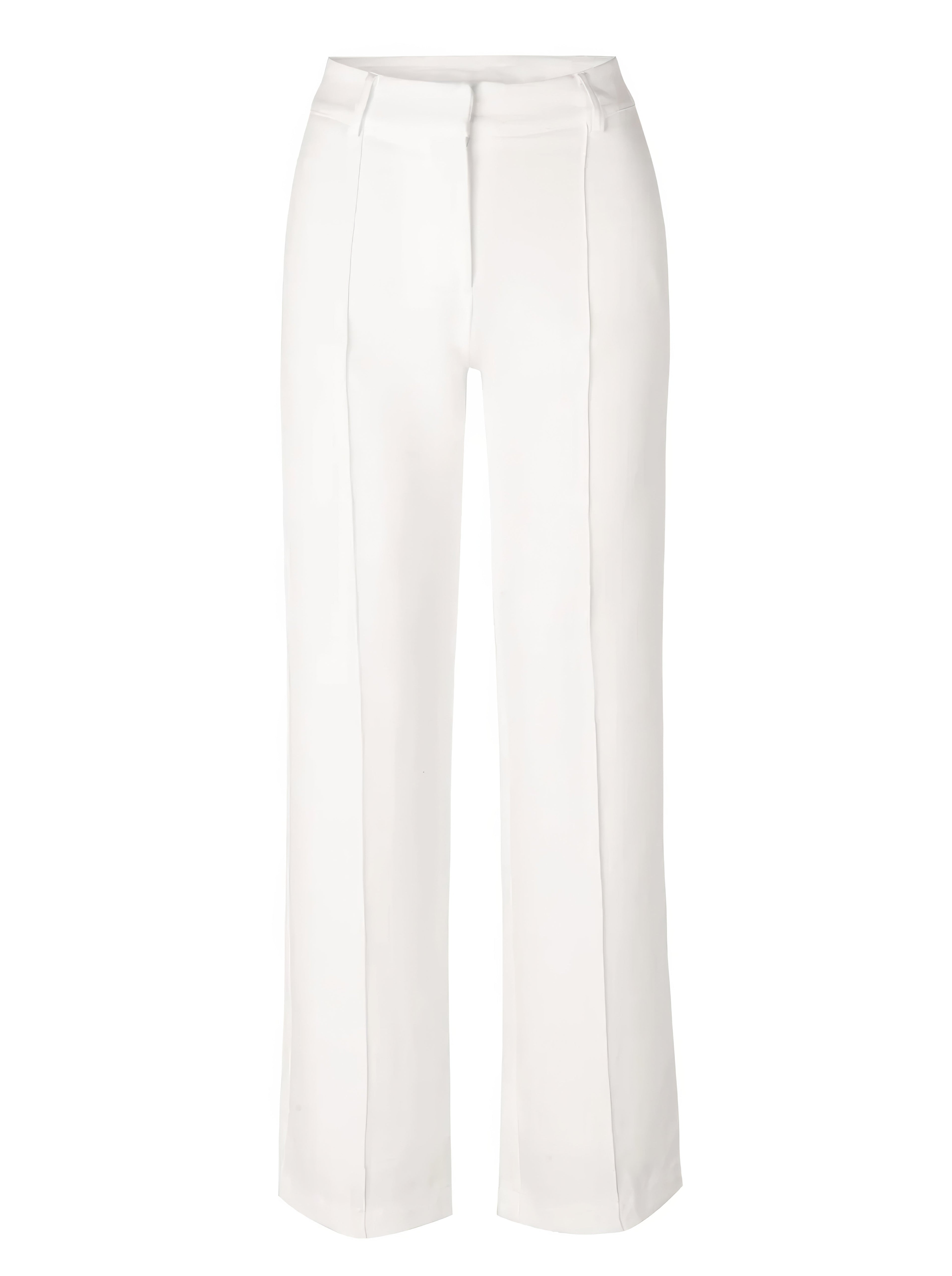 High-Waisted Wide Leg Trousers for Women with Pockets and Belt Loops