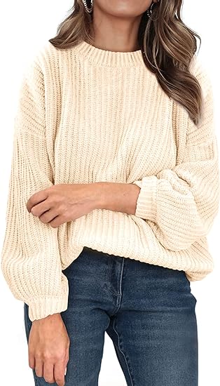 V-Neck Ribbed Sweater