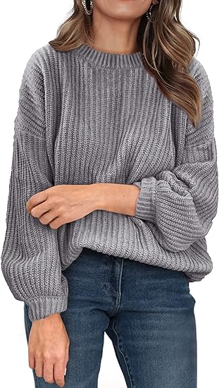 V-Neck Ribbed Sweater