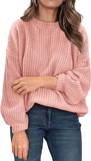 V-Neck Ribbed Sweater