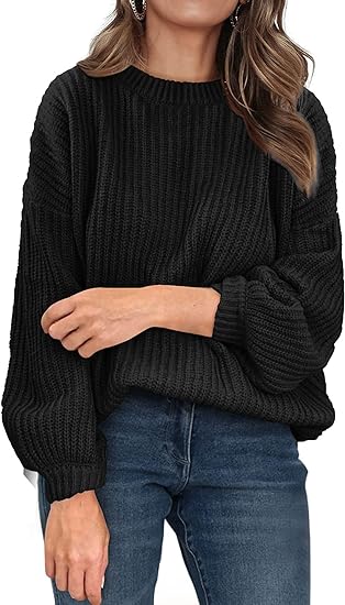 V-Neck Ribbed Sweater