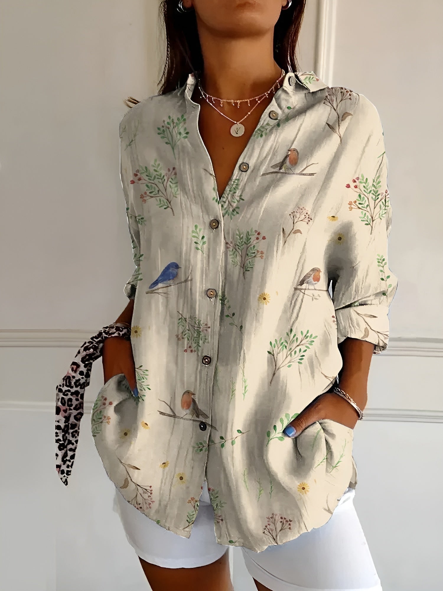 Imara - Printed Loose-Fit Blouse