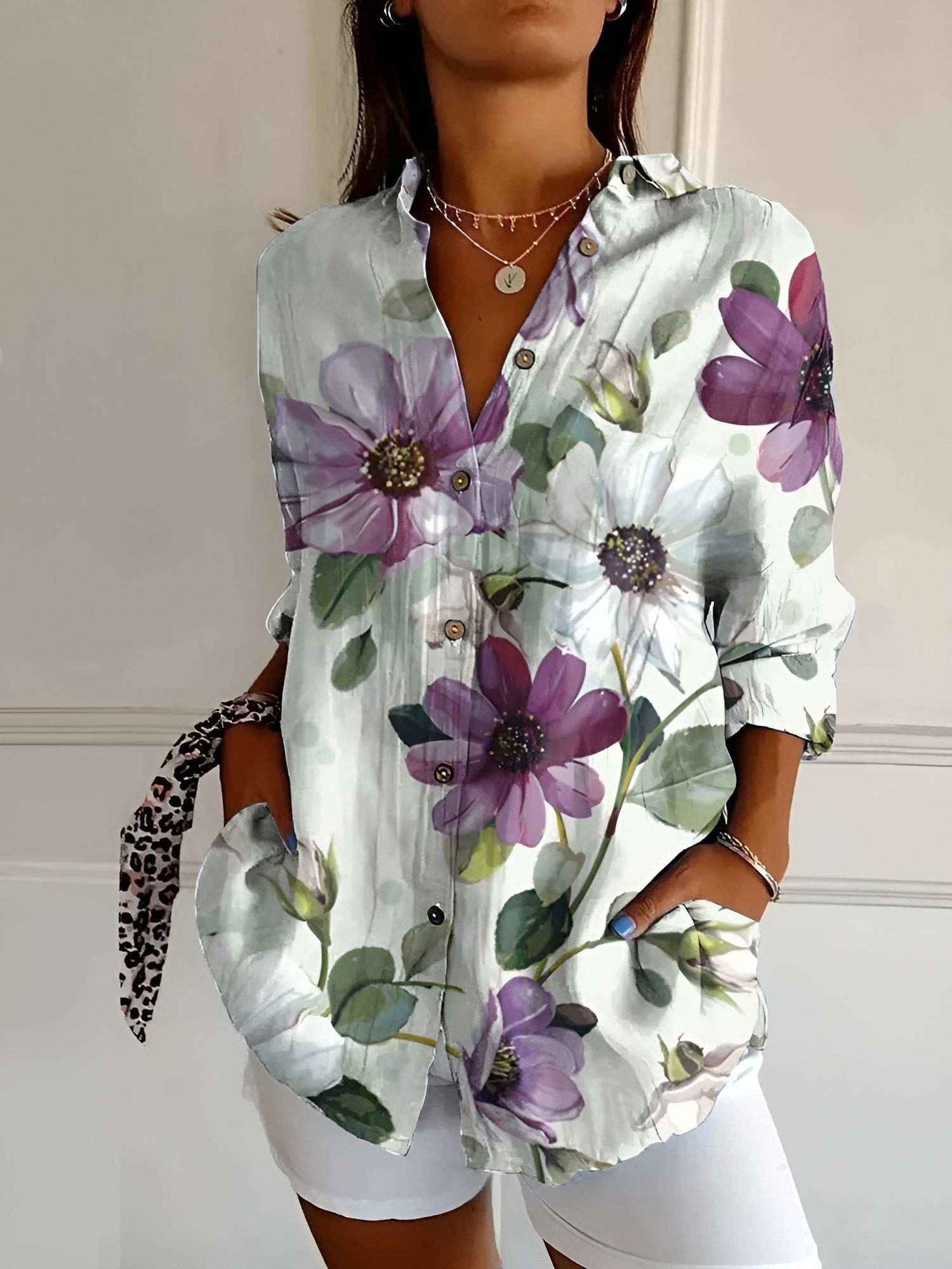 Imara - Printed Loose-Fit Blouse