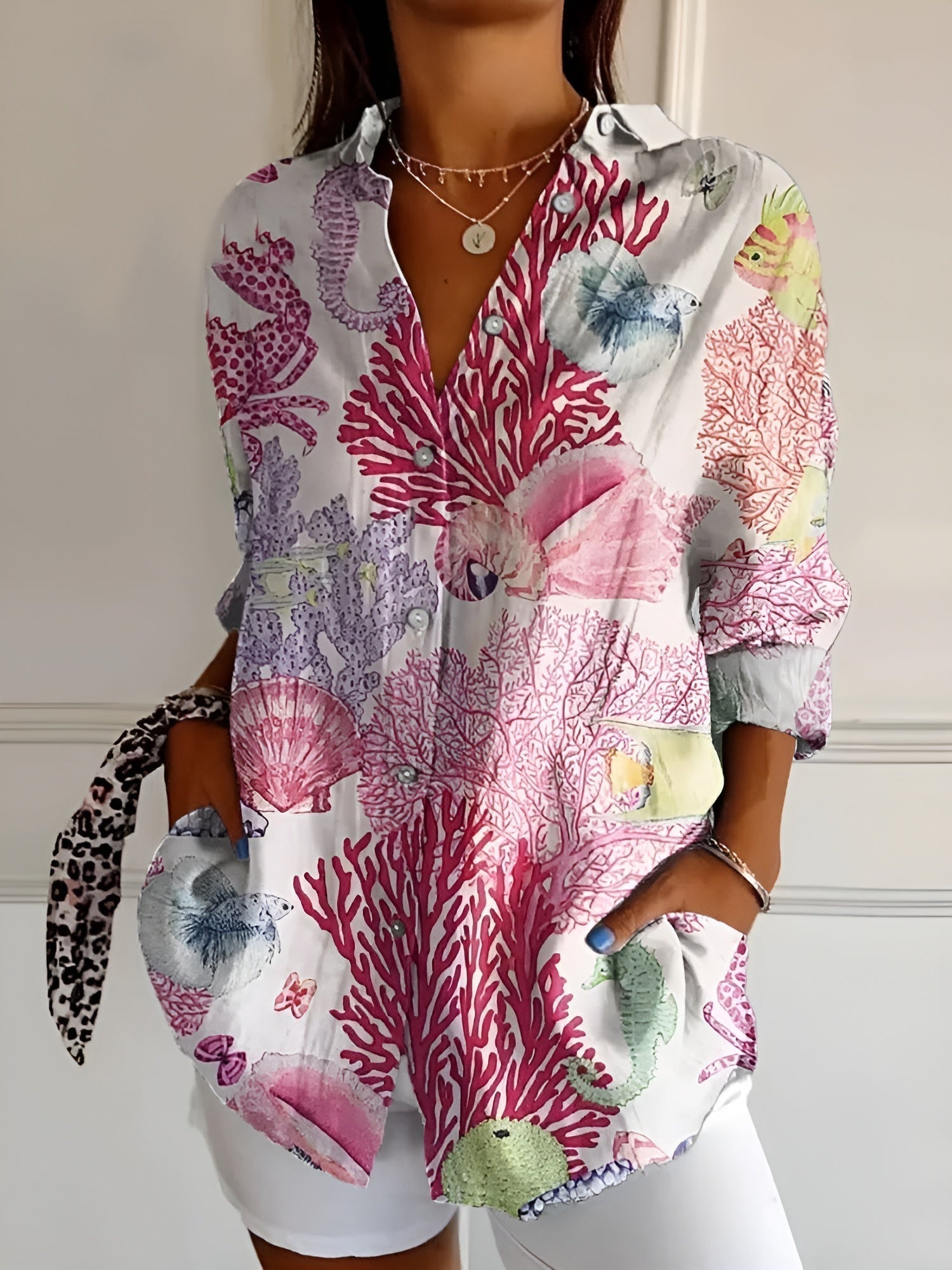 Imara - Printed Loose-Fit Blouse