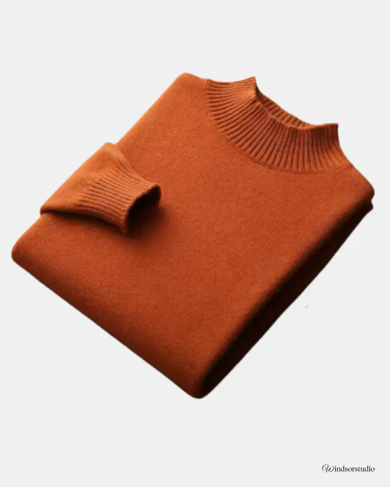 Wool Half Jumper by Mercurius Caramel / S