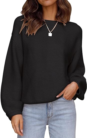 Cozy Ribbed Knit Sweater