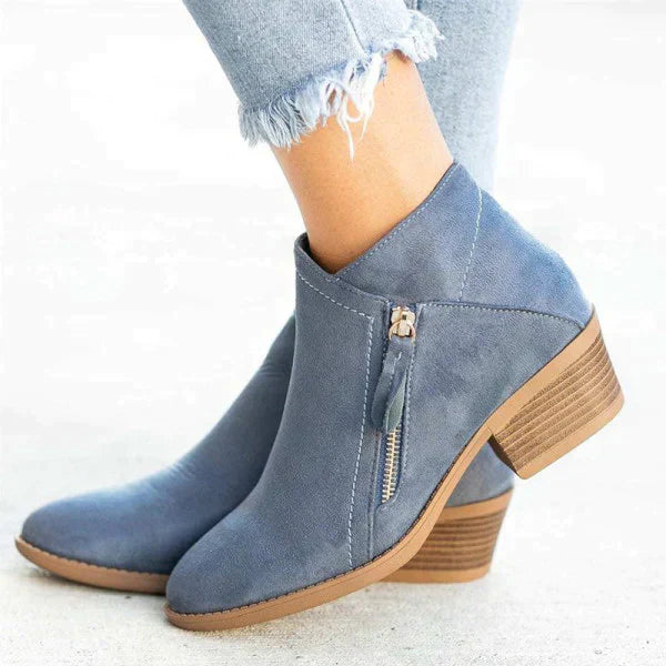 Tijn - Zip-Up Ankle Boots