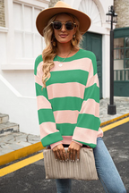 Kyra - Striped Knit Sweater for Casual Wear