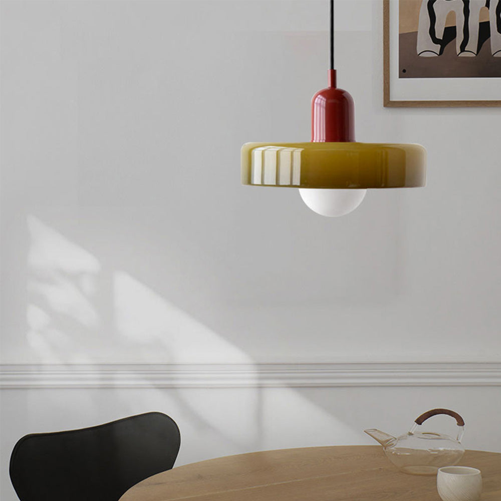 Vibrant Glass Pendant Light - BauLume