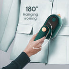 Portable 2-in-1 Mini Steam Iron for Easy Ironing!