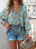 Elodie - Summer-Inspired Floral Blouse