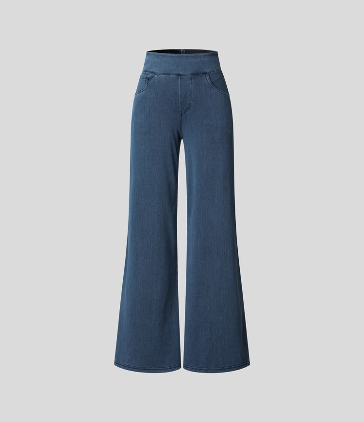 WW | Women's High-Waisted Elastic Trousers