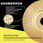 Woodworking Angle Grinder Discs – Cutting, Shaping & Sanding Set (3 Pieces)