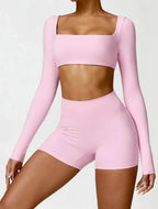 Women's Long Sleeve Seamless Sports Set