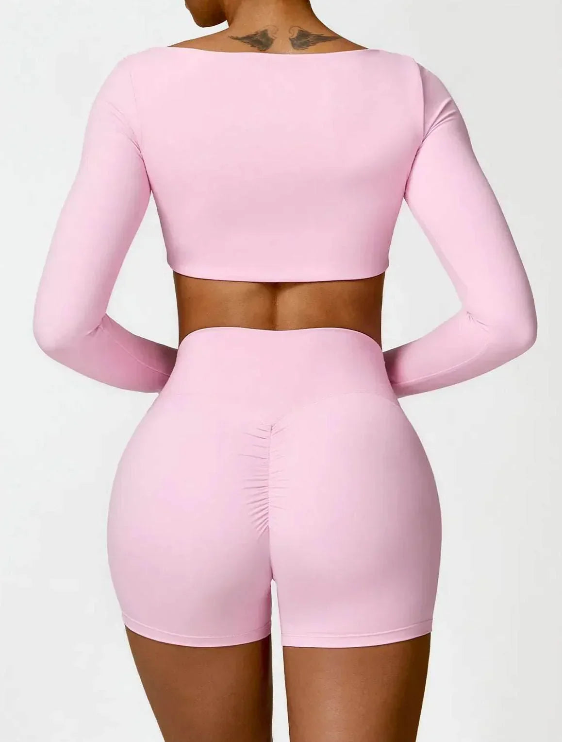 Women's Long Sleeve Seamless Sports Set