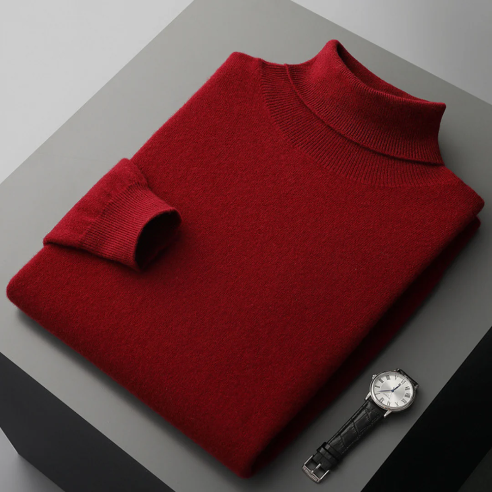 Cagliari Merino Wool Turtle Neck Sweater