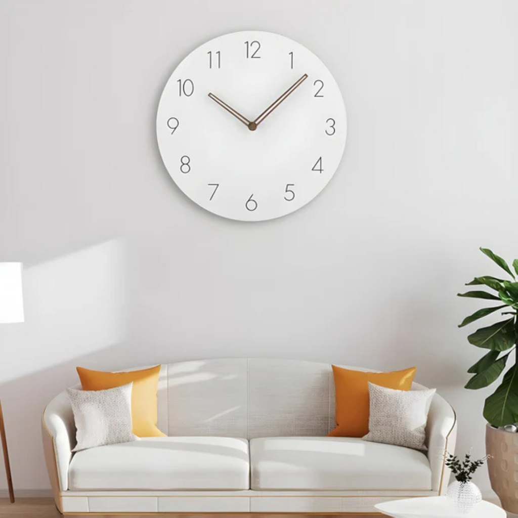 Elegant Minimalist Wooden Wall Clock