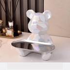 Elegant Geometric Bear - Stylish Storage and Organization