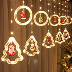 Illuminated Christmas Wish Ring with 10 Mini Figures