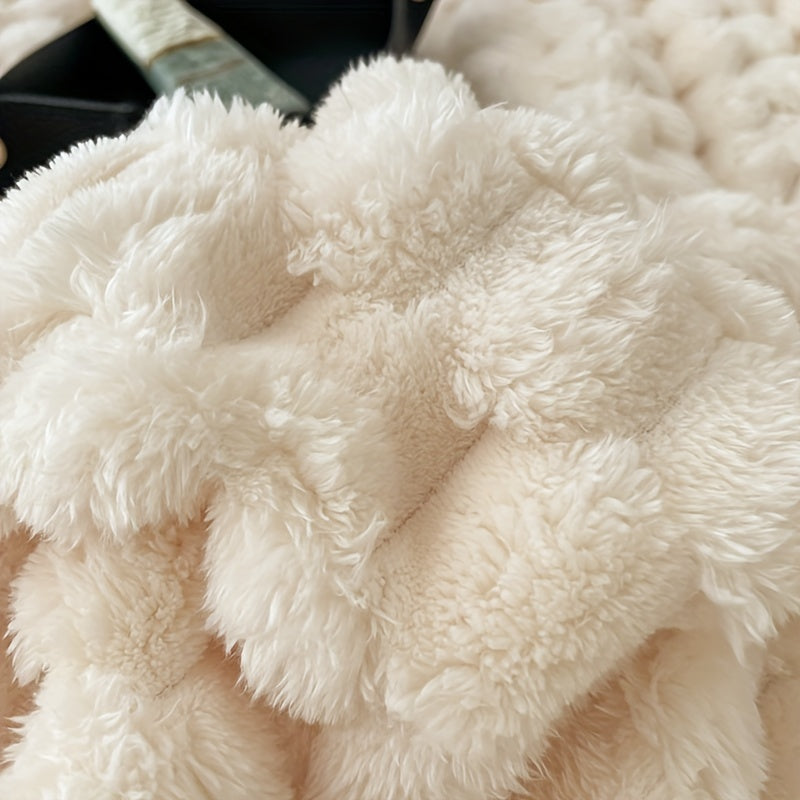 Cozy Lightweight Microfiber Blanket for Travel and Home Use