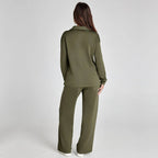 Eline | Premium Loungewear Set Featuring Cozy Trousers and V-Neck Design