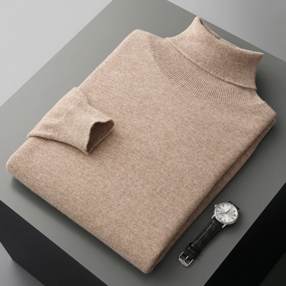 Cagliari Merino Wool Turtle Neck Sweater