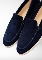 Navy Blue Marina Loafers