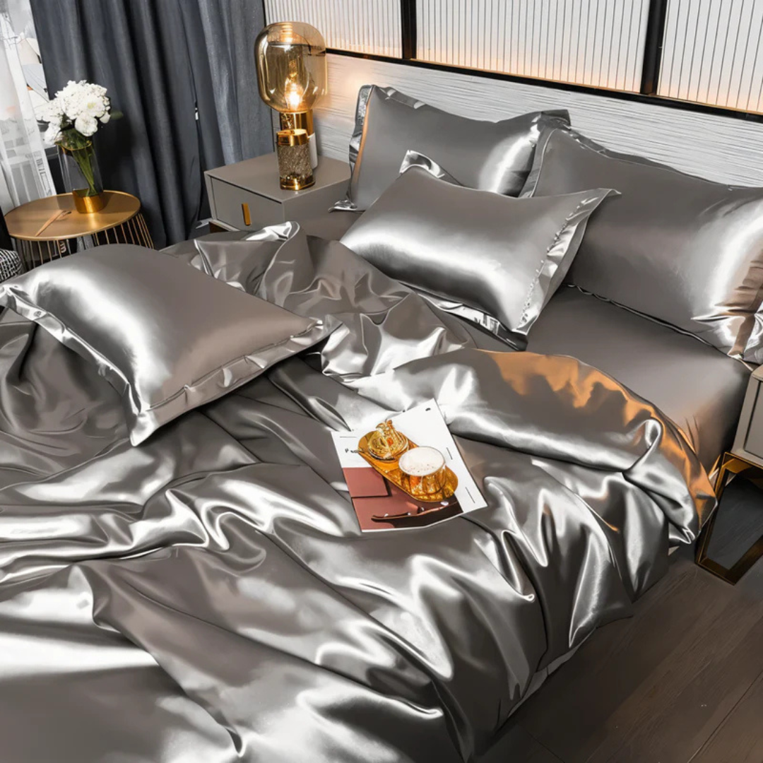 Luxurious Silk Duvet Cover - Soft, Breathable Comfort