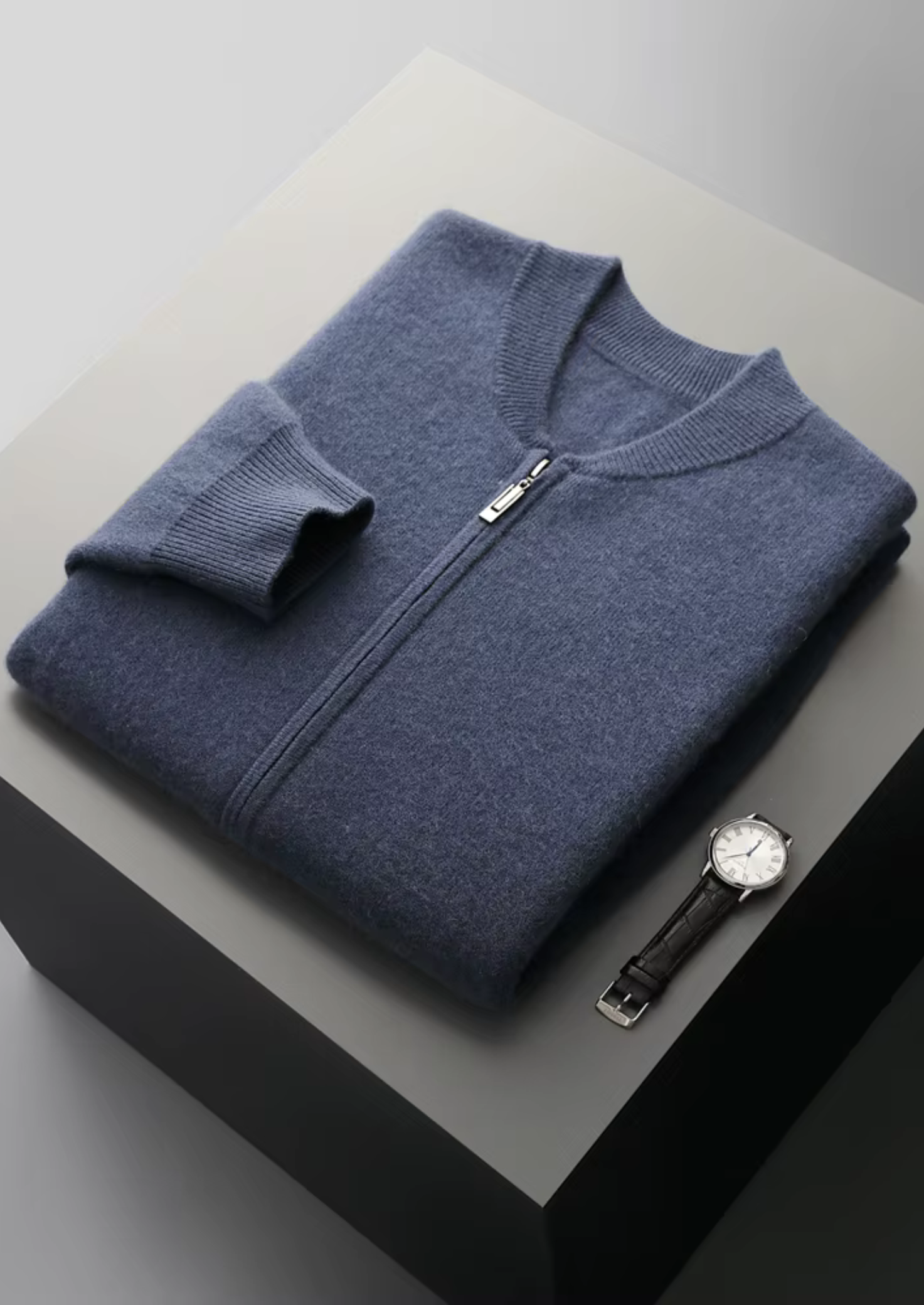Luxurious Extra-Fine Merino Wool V-Neck Cardigan