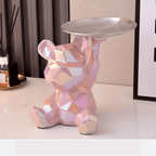 Elegant Geometric Bear - Stylish Storage and Organization